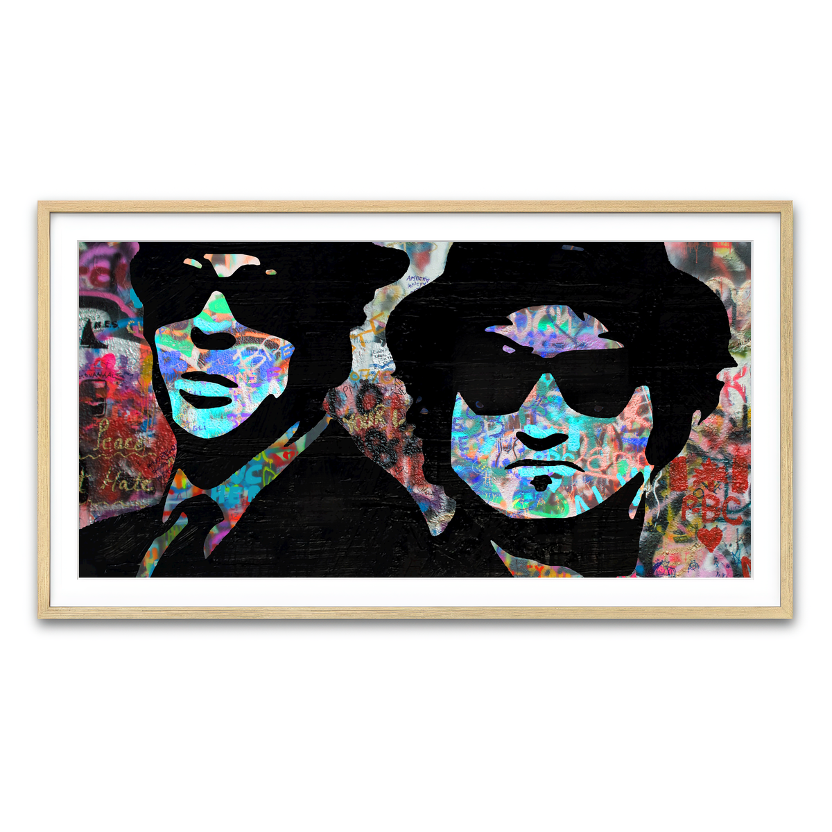 Framed Print 2x1 Natural