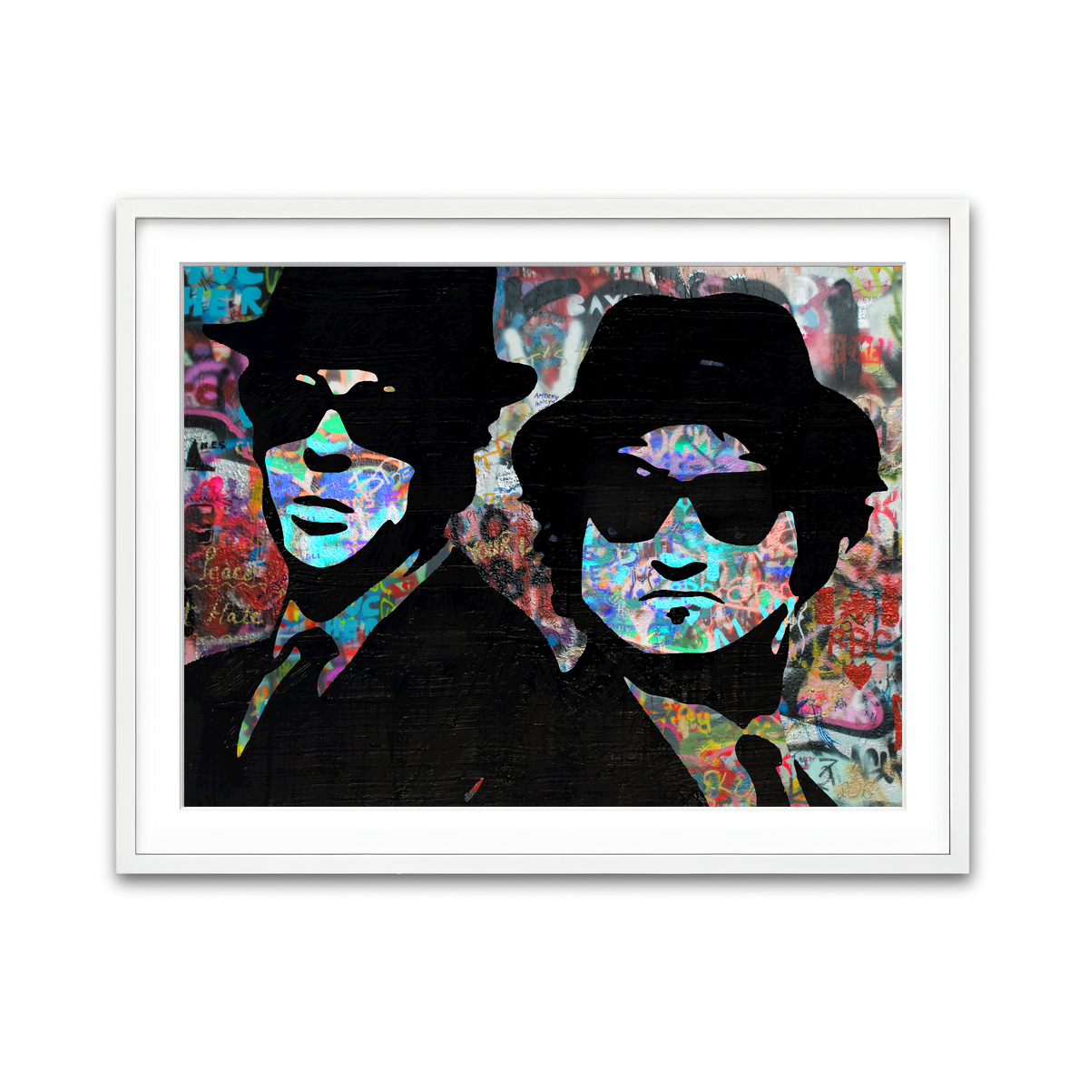 Framed Print 4x3 White