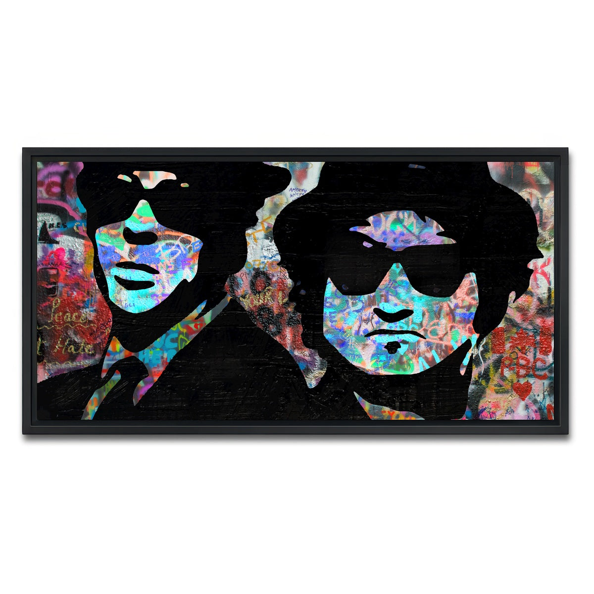 AUTO-MOCKUP WHITE | Jake & Elwood | 1 Piece | Black Framed Canvas | group=2x1