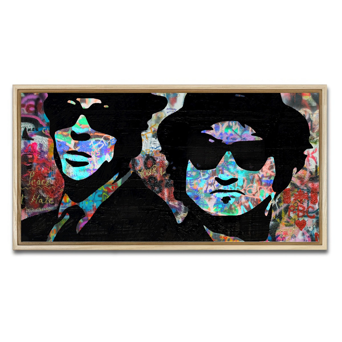 AUTO-MOCKUP WHITE | Jake & Elwood | 1 Piece | Natural Framed Canvas | group=2x1