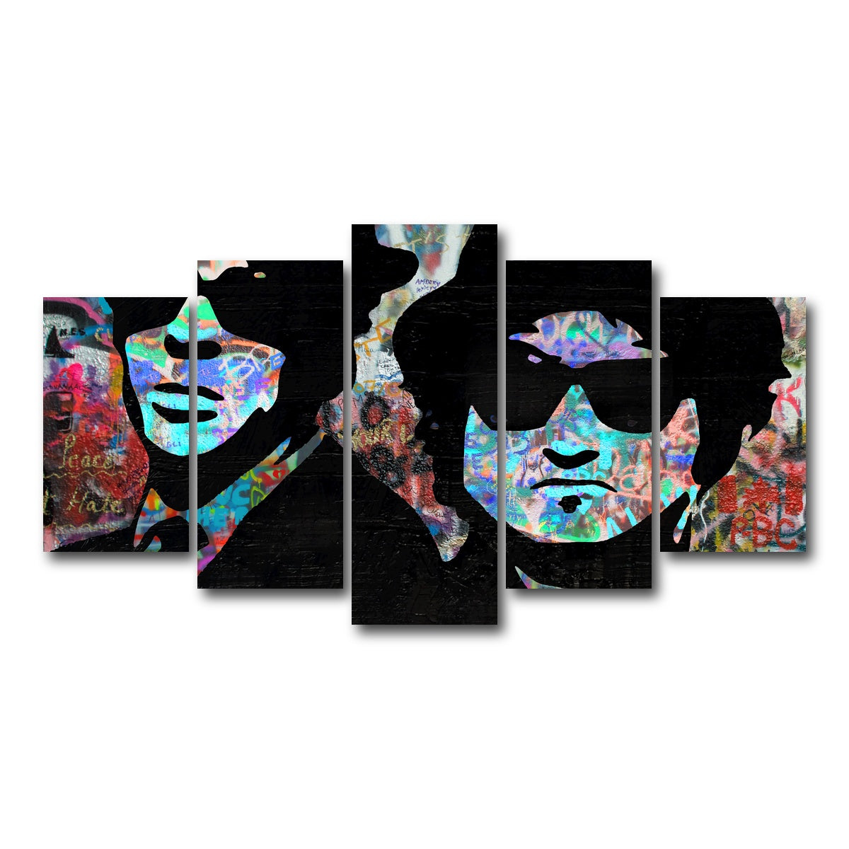 AUTO-MOCKUP WHITE | Jake & Elwood | 5 Piece | Gallery Wrap Canvas | group=5_normal