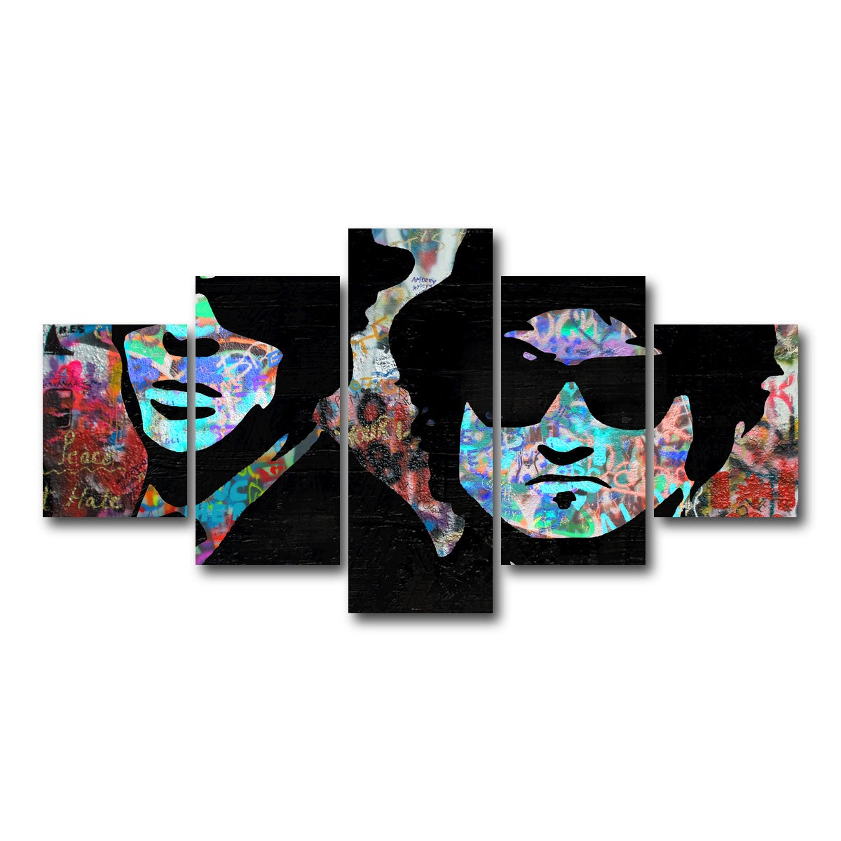 AUTO-MOCKUP WHITE | Jake & Elwood | 5 Piece | Gallery Wrap Canvas | group=5_short