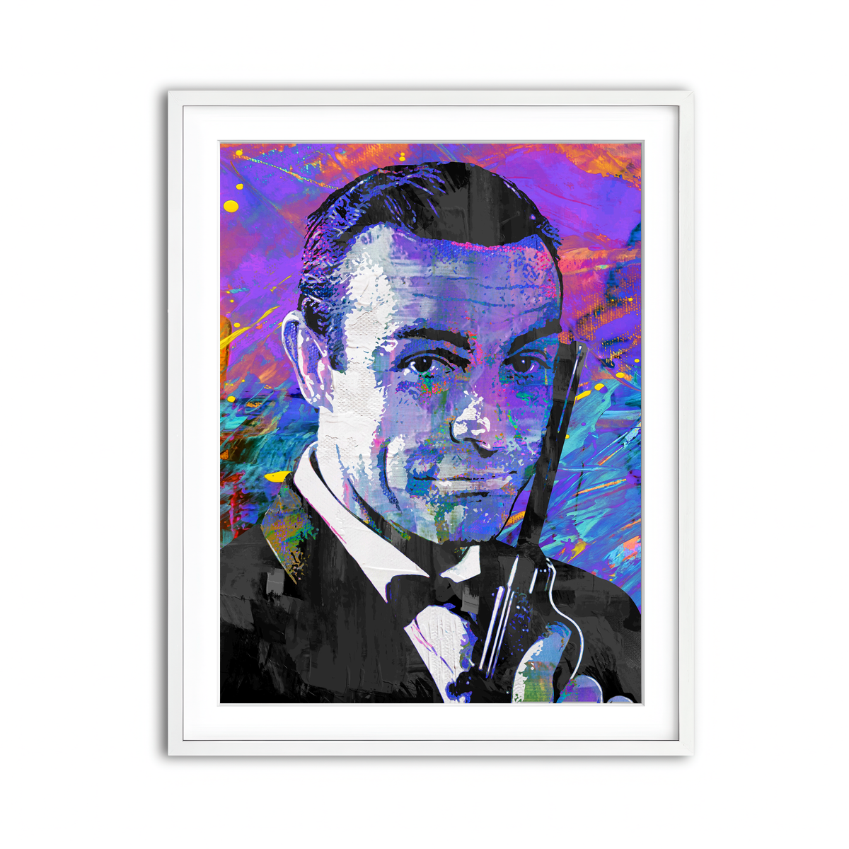 Framed Print 3x4 White