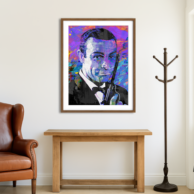 AUTO-MOCKUP ROOM | James Bond Original Wall Art