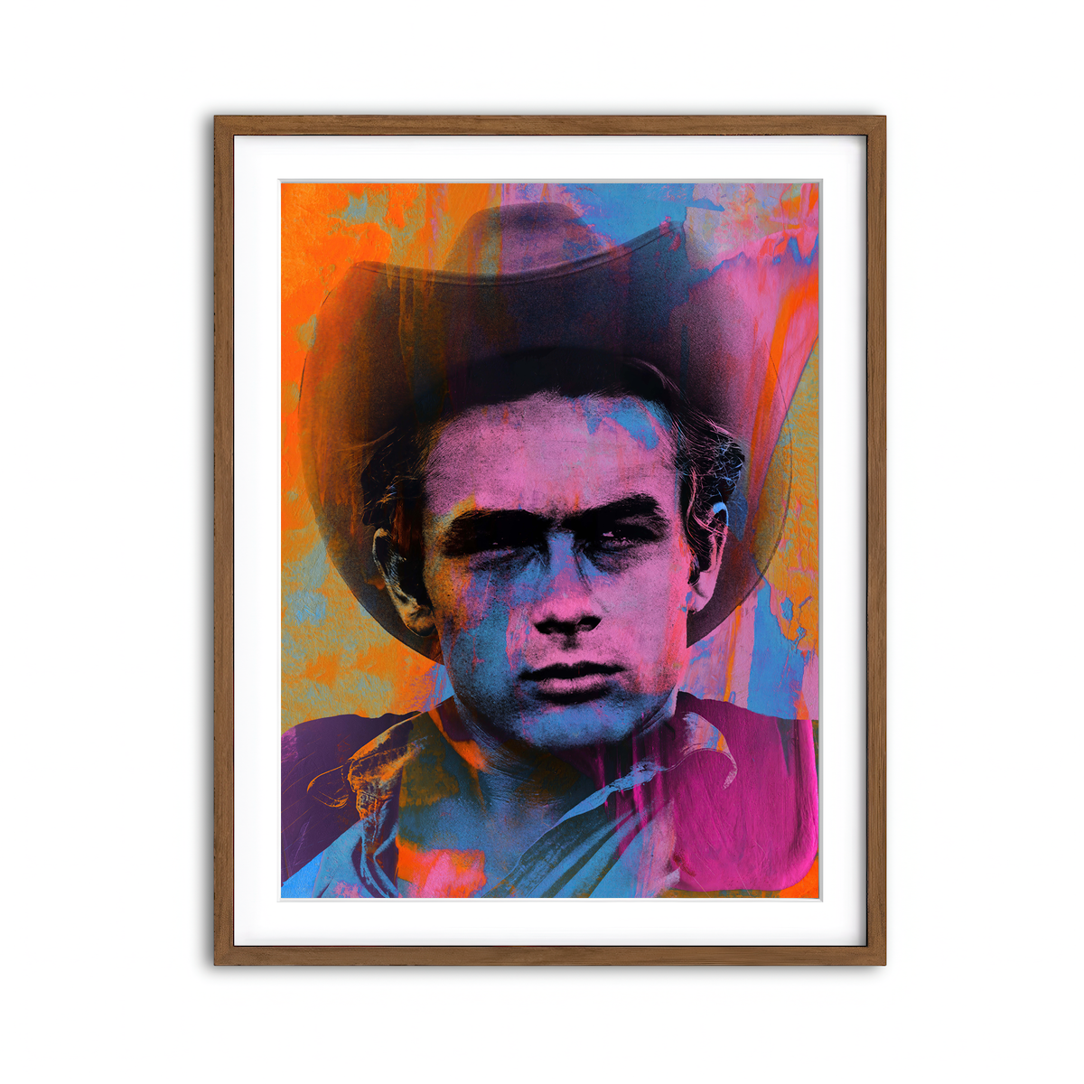 Framed Print 3x4 Walnut