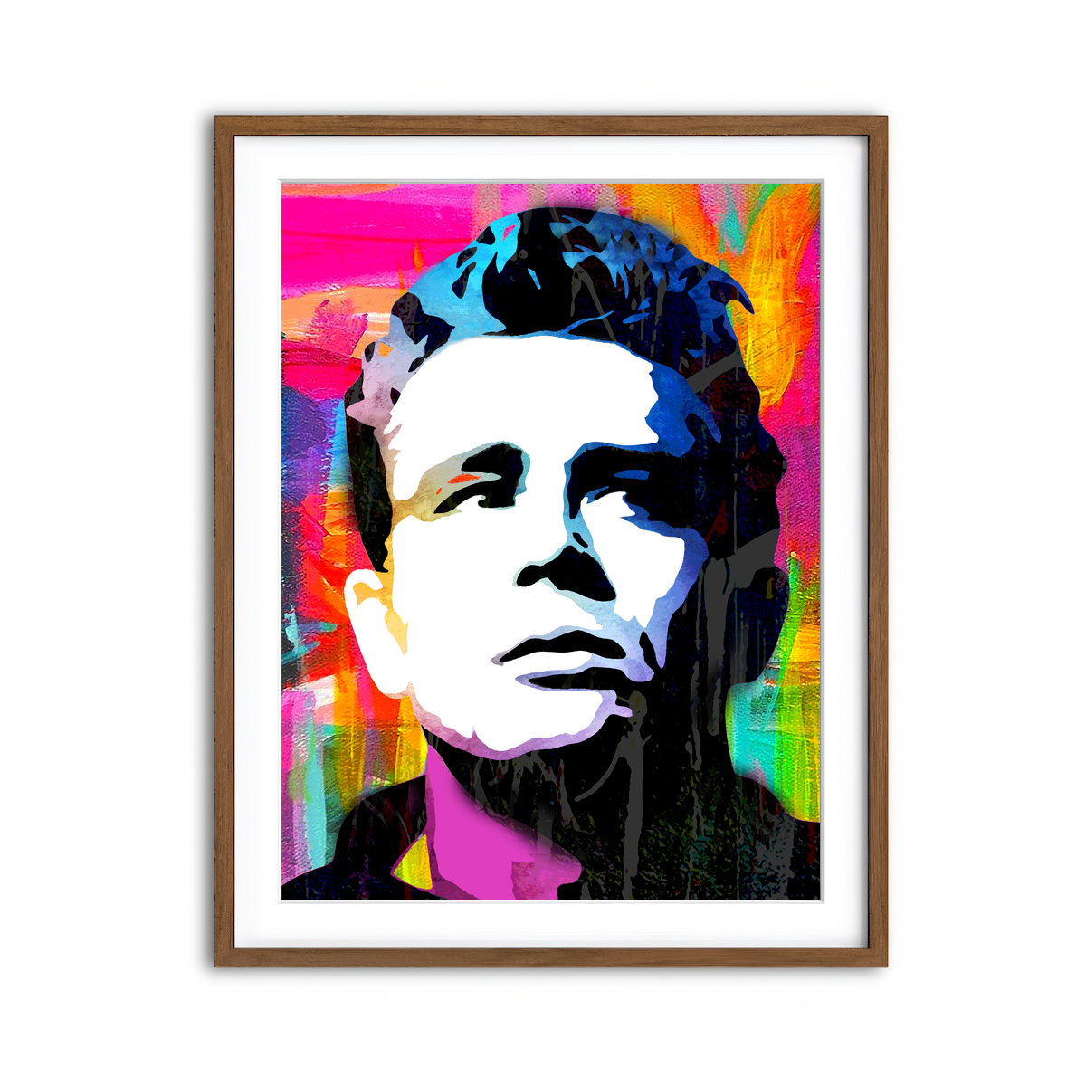 Framed Print 3x4 Walnut