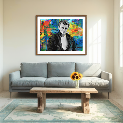 AUTO-MOCKUP ROOM | James Dean Wall Art