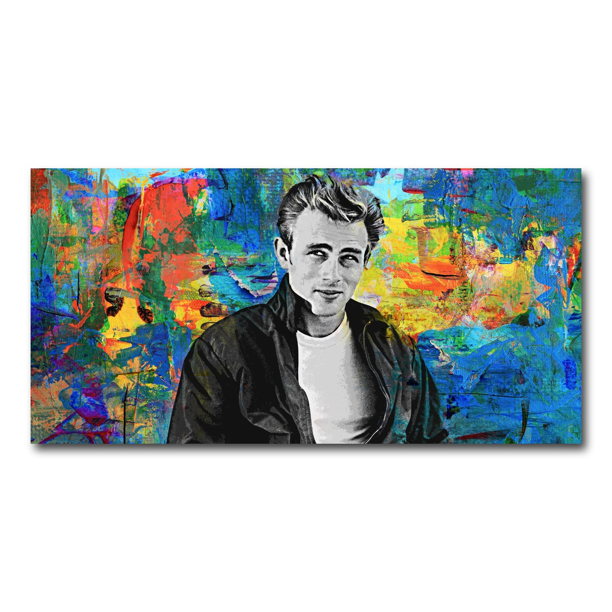 AUTO-MOCKUP WHITE | James Dean | 1 Piece | Gallery Wrap Canvas | group=2x1