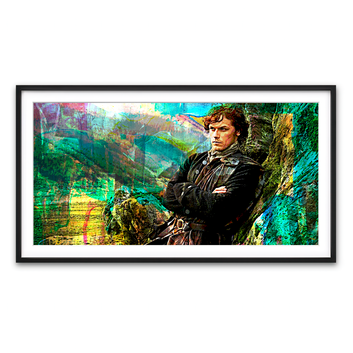 Framed Print 2x1 Black