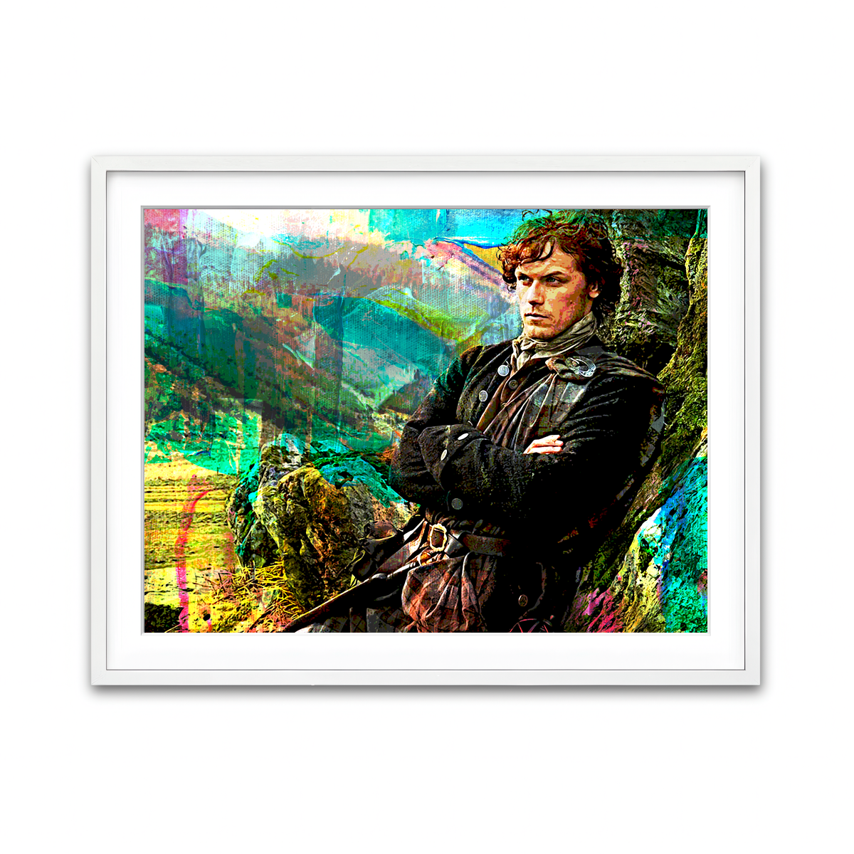 Framed Print 4x3 White