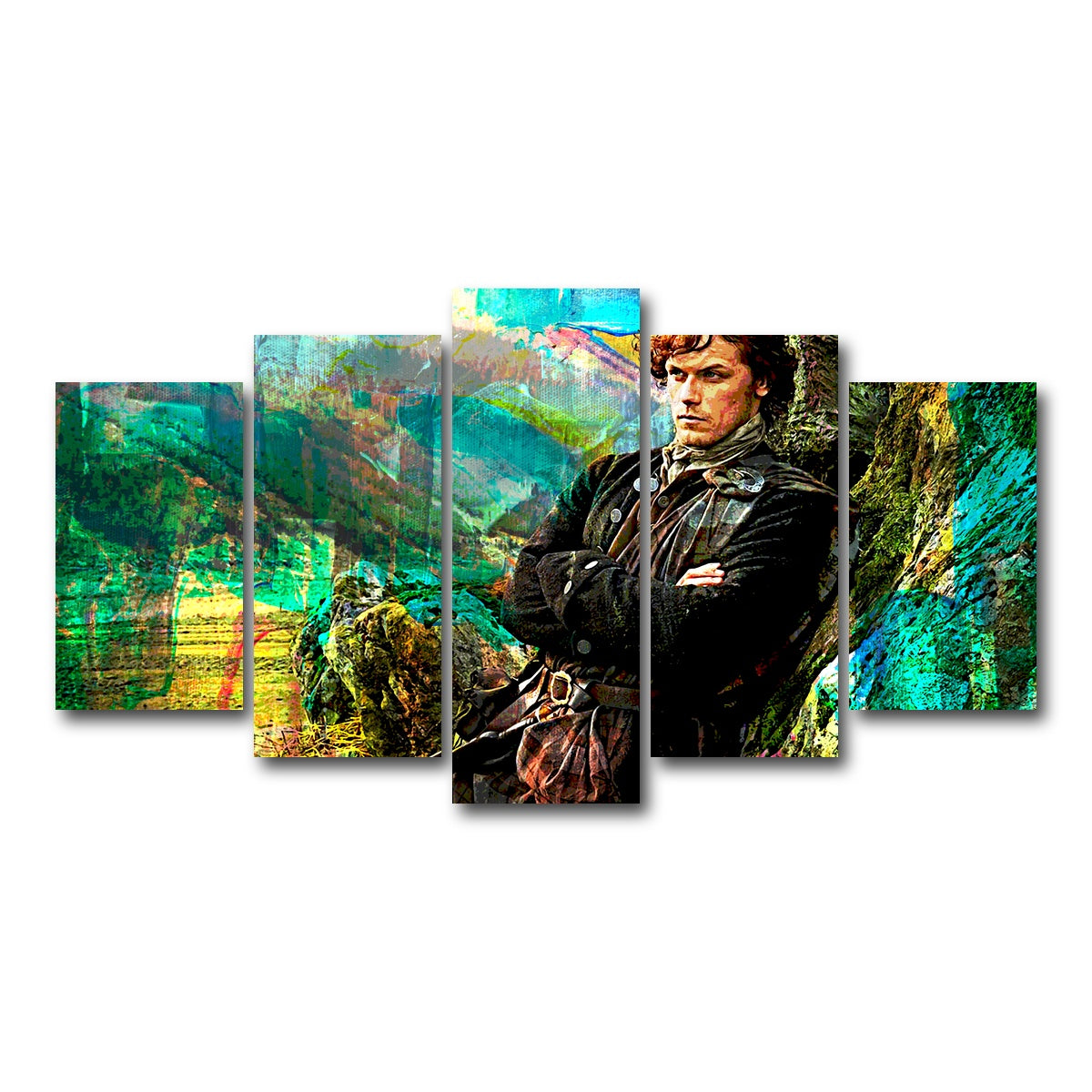 AUTO-MOCKUP WHITE | James Fraser | 5 Piece | Gallery Wrap Canvas | group=5_normal