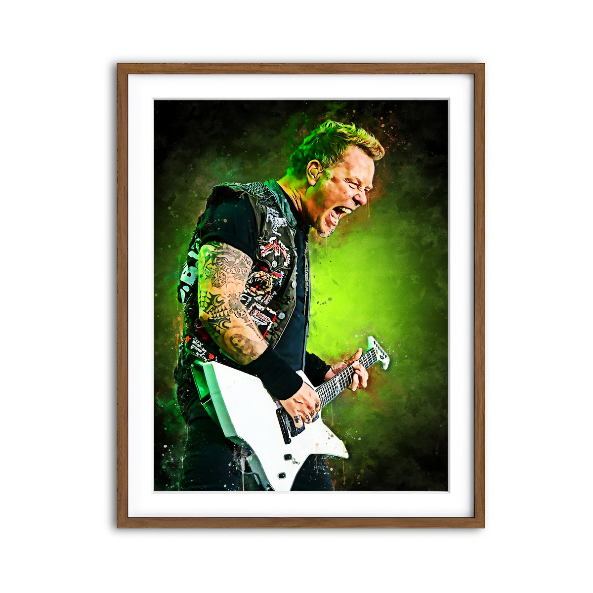 Framed Print 3x4 Walnut