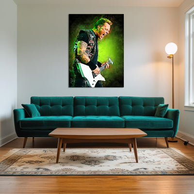 AUTO-MOCKUP ROOM | James Hetfield Painting