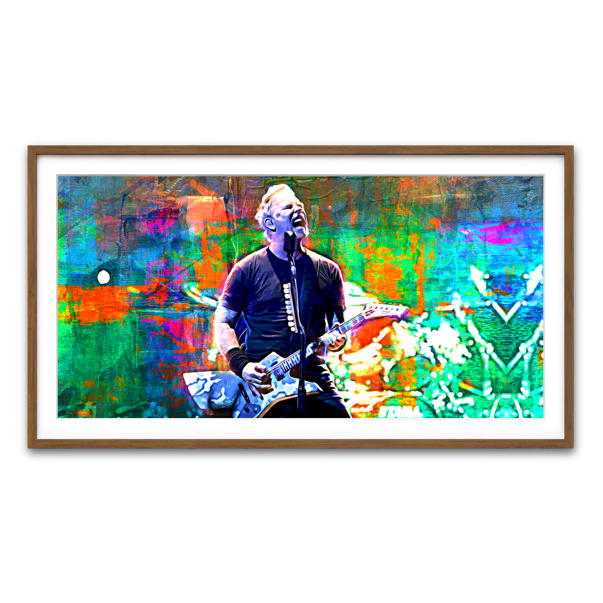 Framed Print 2x1 Walnut