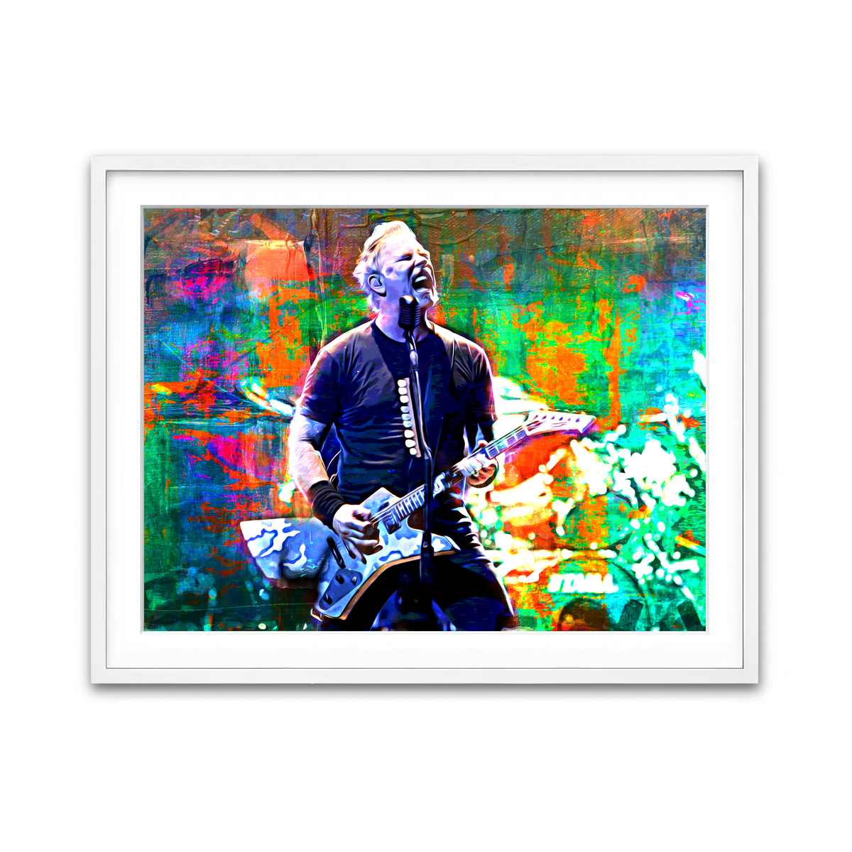 Framed Print 4x3 White