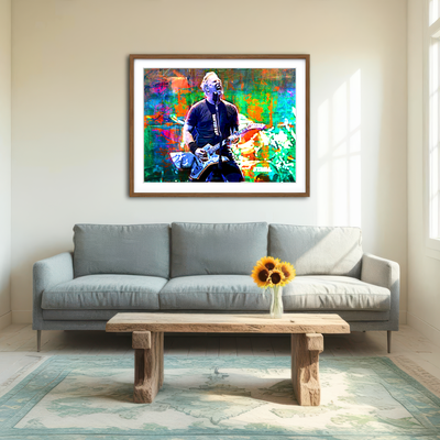 AUTO-MOCKUP ROOM | James Hetfield Wall Art