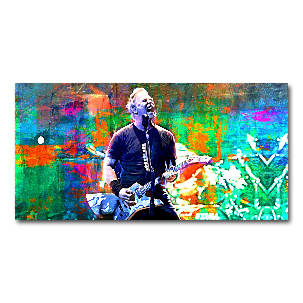 AUTO-MOCKUP WHITE | James Hetfield | 1 Piece | Gallery Wrap Canvas | group=2x1