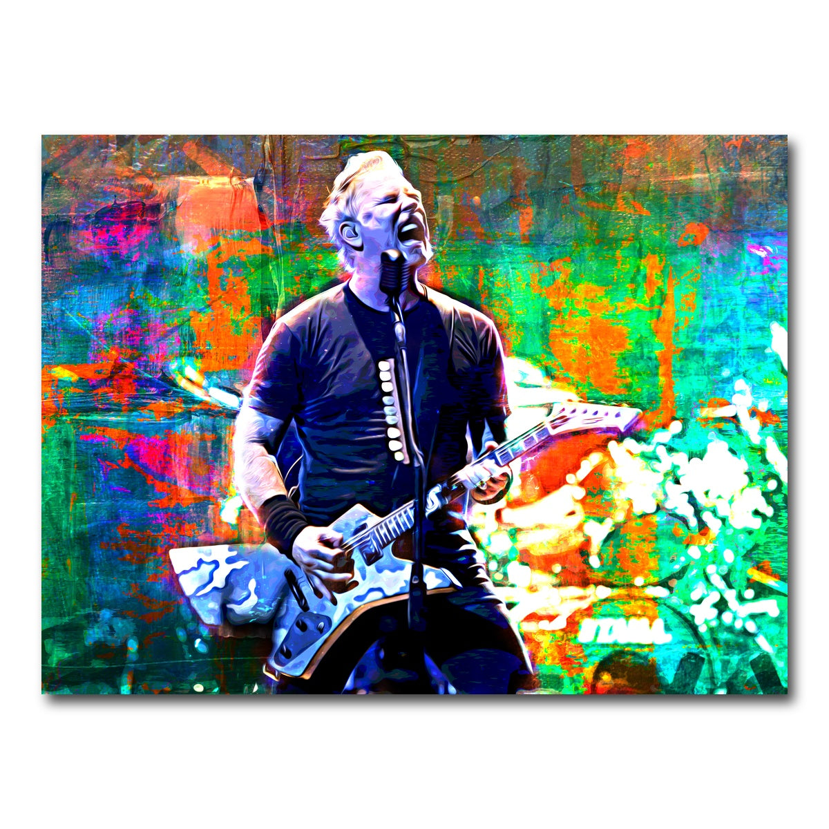 AUTO-MOCKUP WHITE | James Hetfield | 1 Piece | Gallery Wrap Canvas | group=4x3
