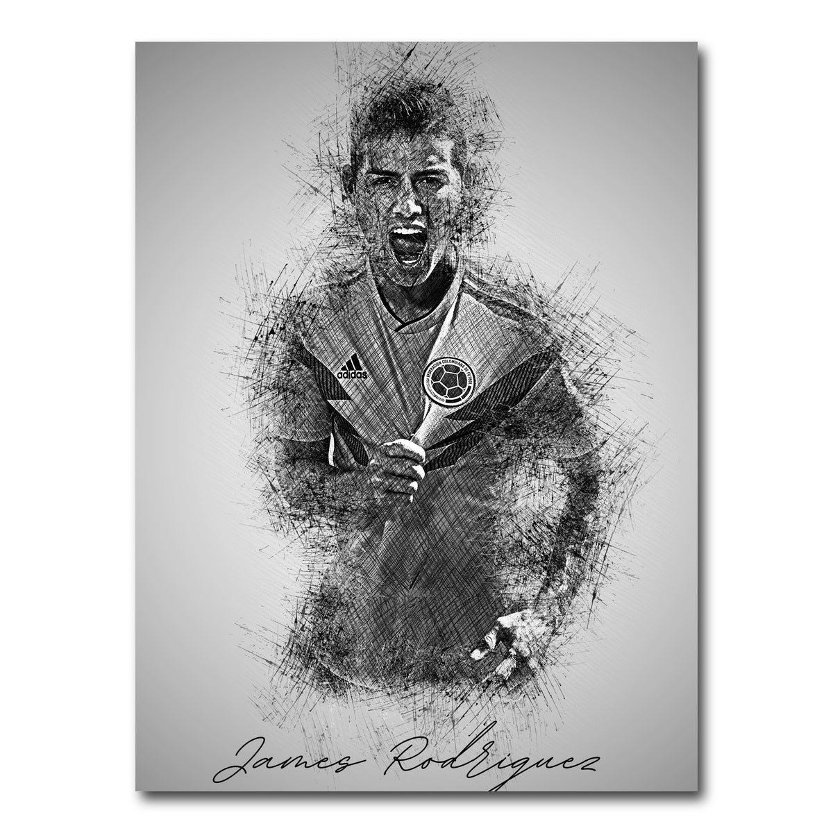 AUTO-MOCKUP WHITE | James Rodriguez | 1 Piece | Gallery Wrap Canvas | group=3x4