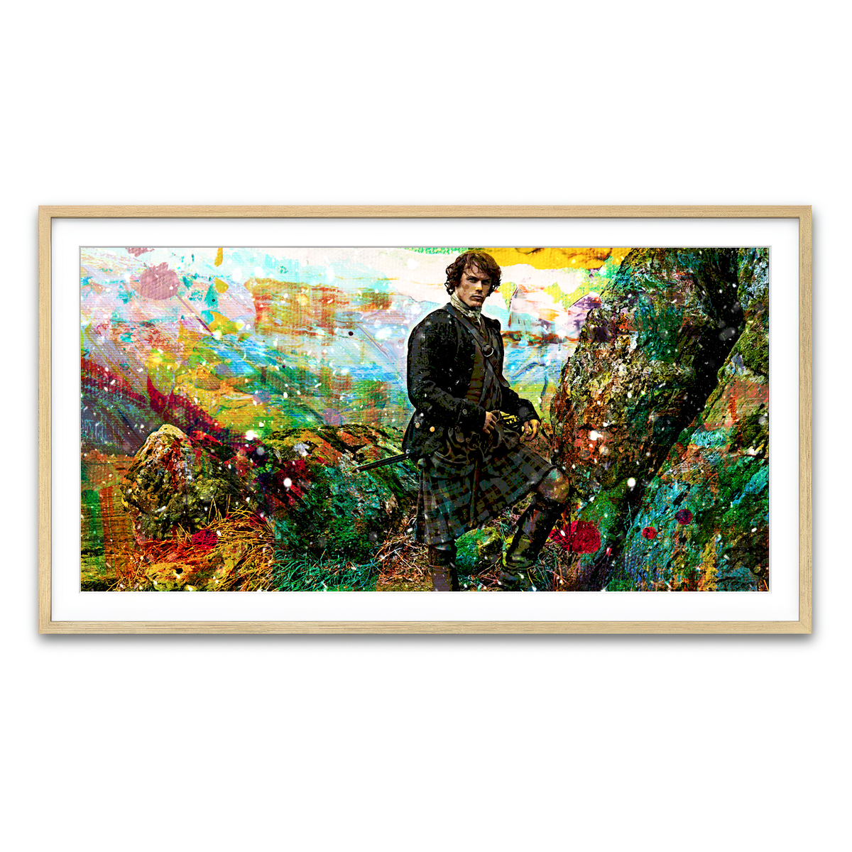 Framed Print 2x1 Natural