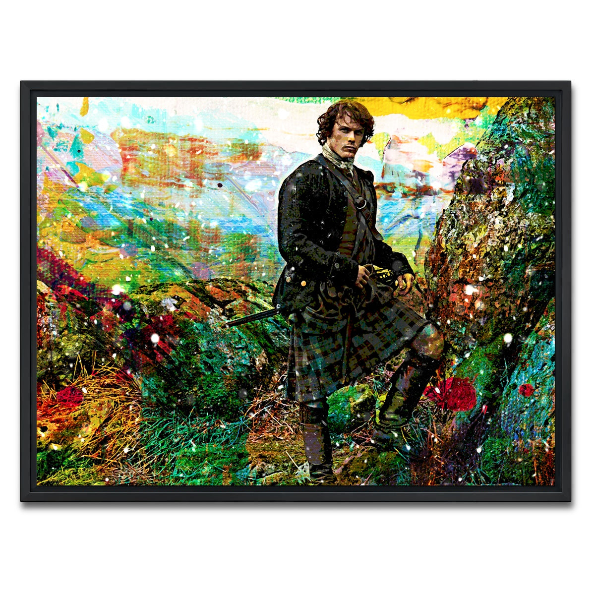 AUTO-MOCKUP WHITE | Jamie Fraser | 1 Piece | Black Framed Canvas | group=4x3