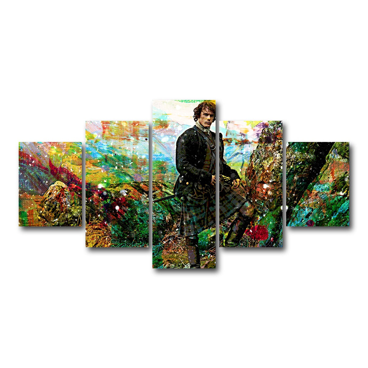 AUTO-MOCKUP WHITE | Jamie Fraser | 5 Piece | Gallery Wrap Canvas | group=5_short