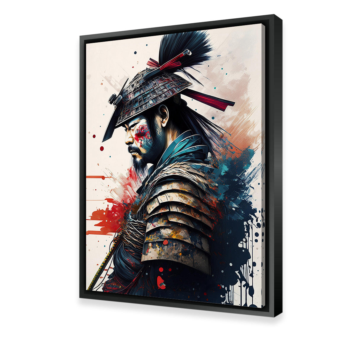 Japanese Samurai Paint Wall Art