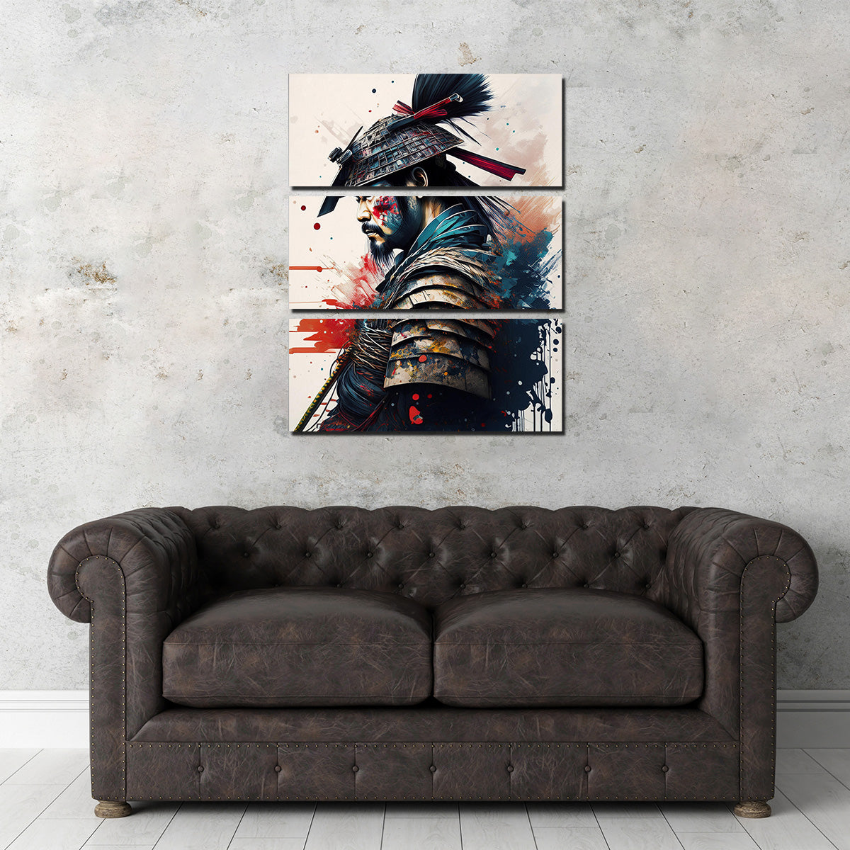 Japanese Samurai Paint Wall Art