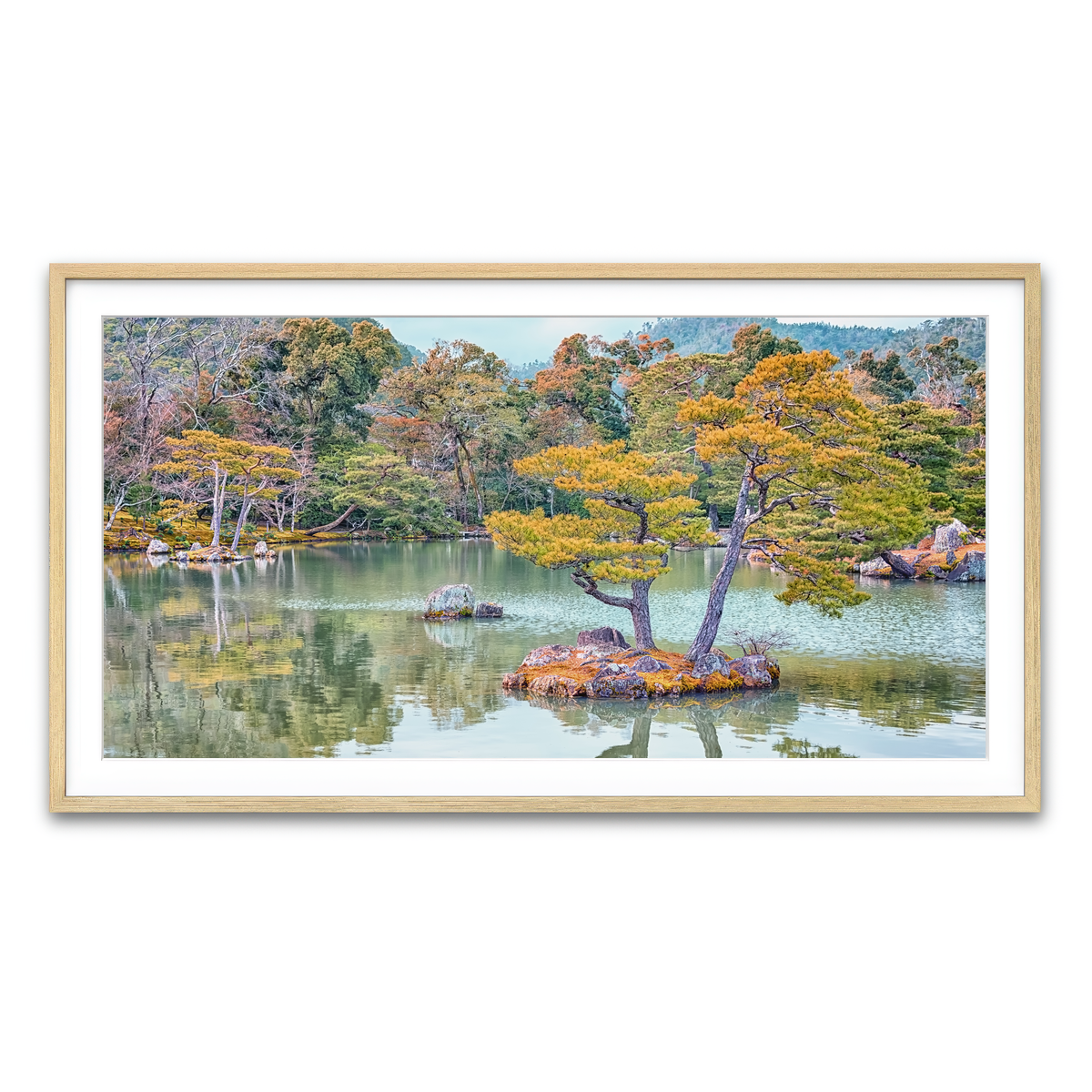 Framed Print 2x1 Natural