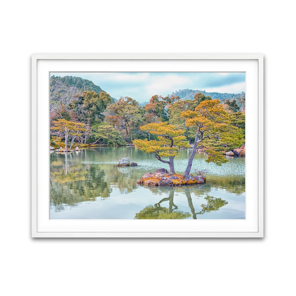 Framed Print 4x3 White