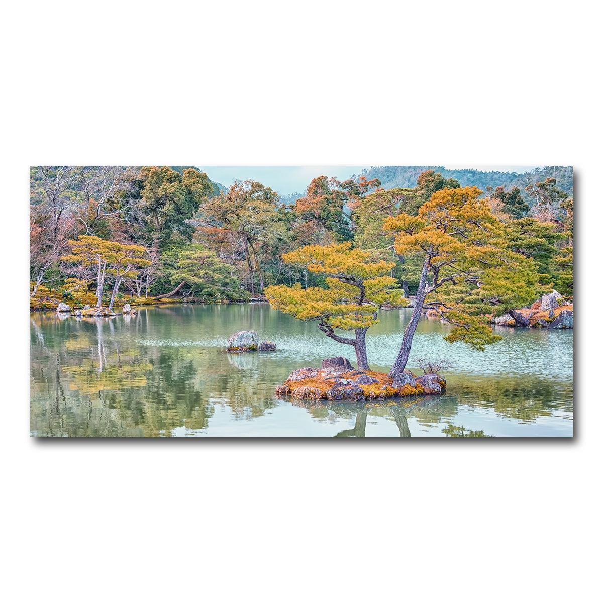 AUTO-MOCKUP WHITE | Japanese Garden | 1 Piece | Gallery Wrap Canvas | group=2x1