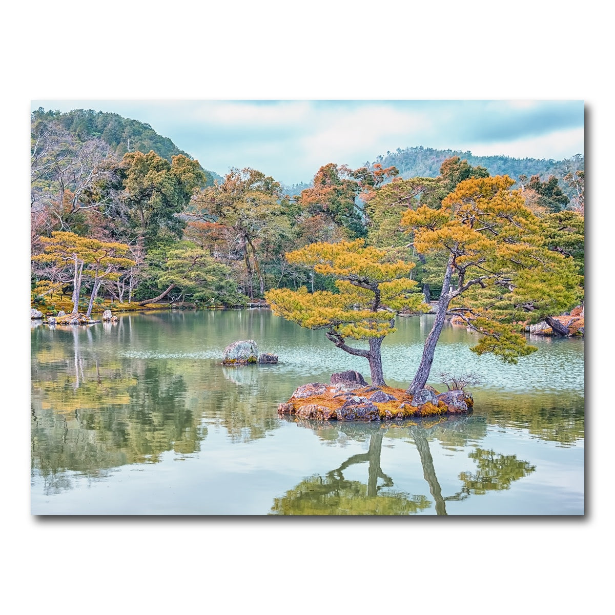 AUTO-MOCKUP WHITE | Japanese Garden | 1 Piece | Gallery Wrap Canvas | group=4x3