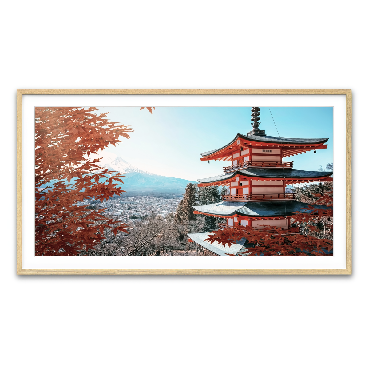 Framed Print 2x1 Natural