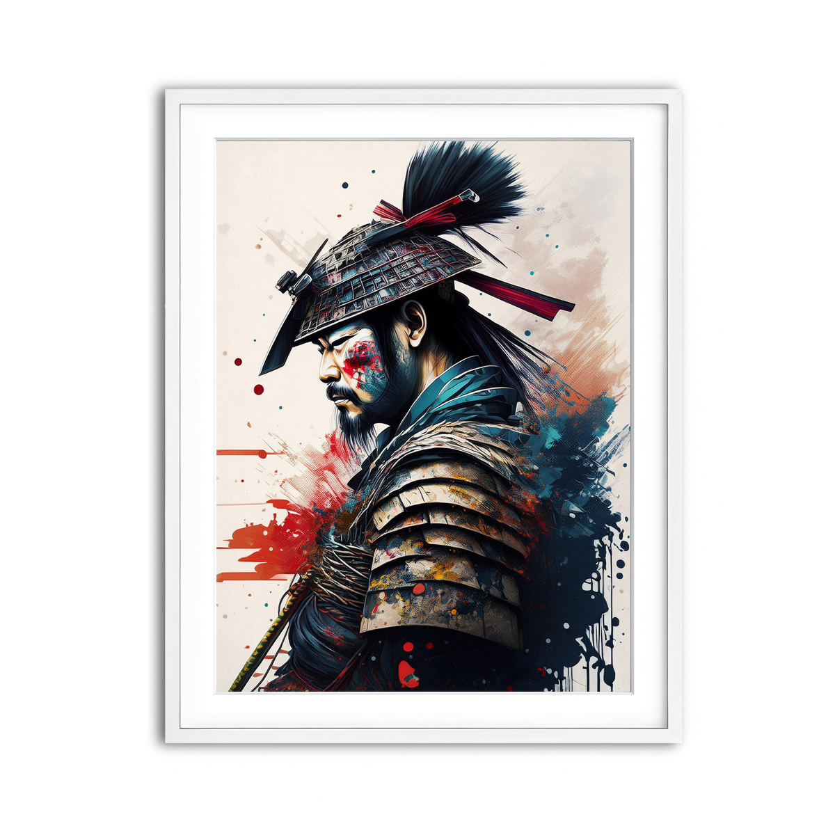 Framed Print 3x4 White