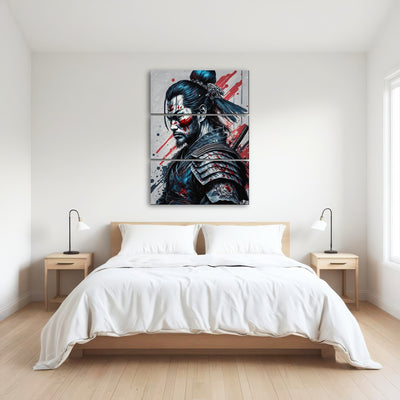 AUTO-MOCKUP ROOM | Japanese Samurai Warrior Portrait