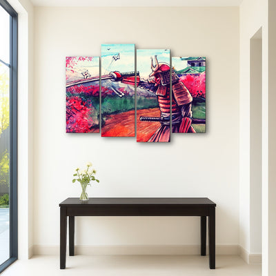 AUTO-MOCKUP ROOM | Japanese Samurai Watercolor