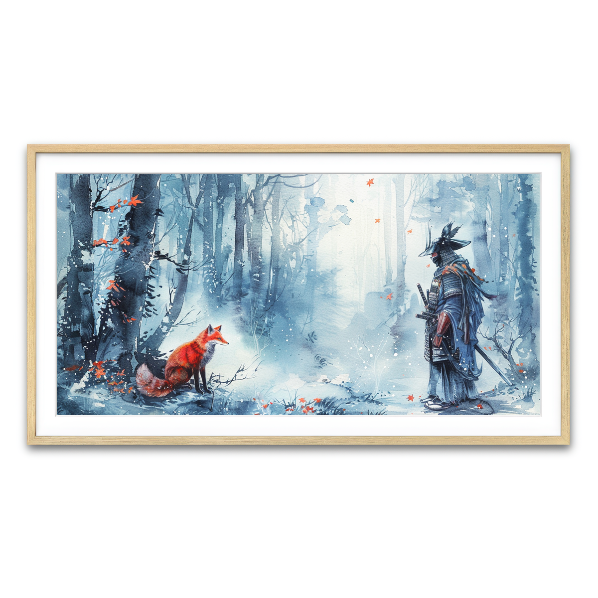 Framed Print 2x1 Natural