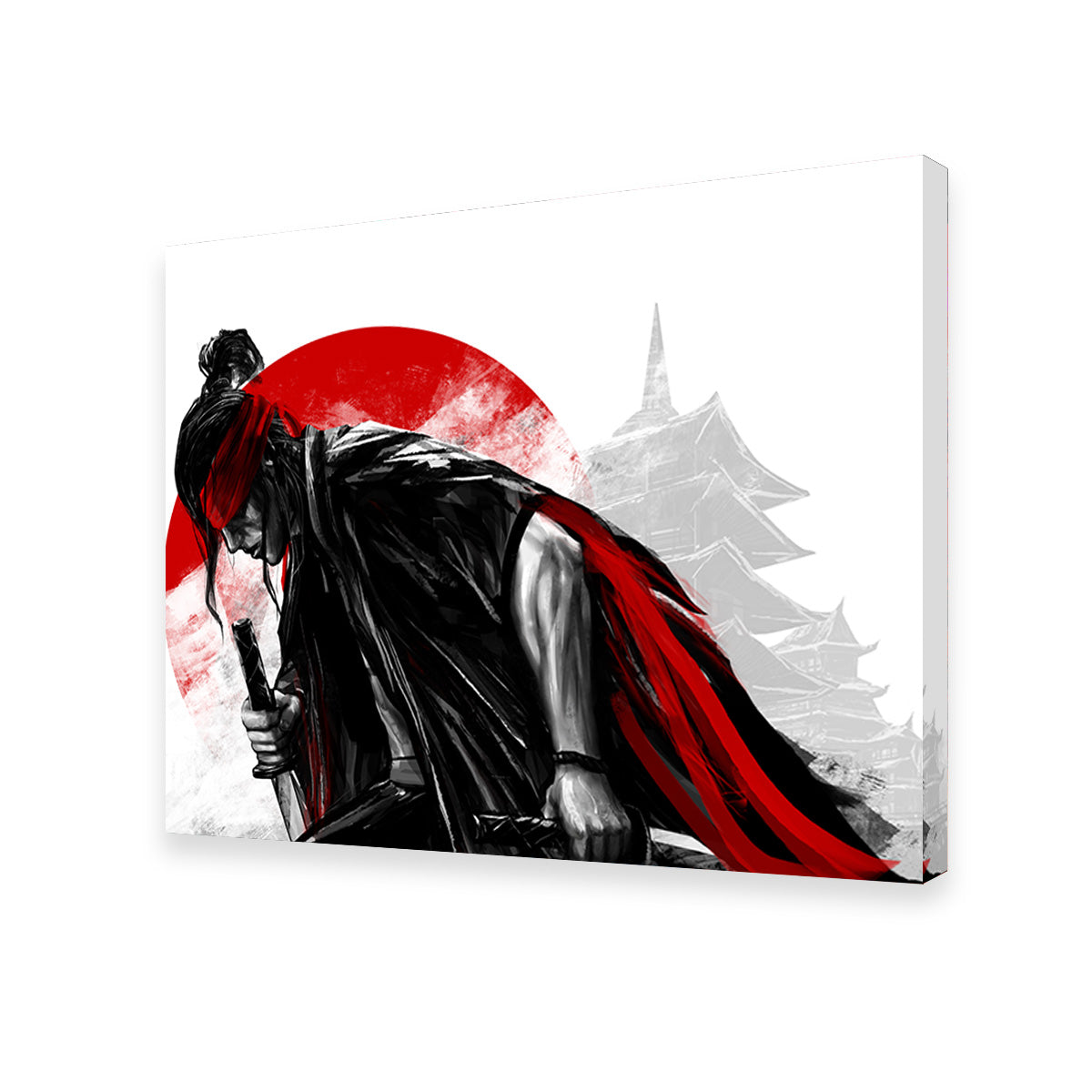 Japanese Samurai Warrior Wall Art