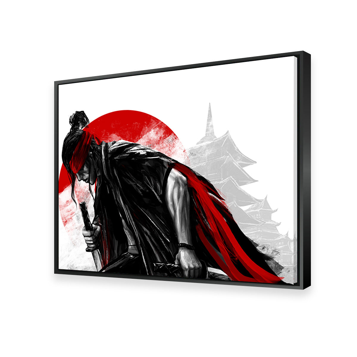 Japanese Samurai Warrior Wall Art