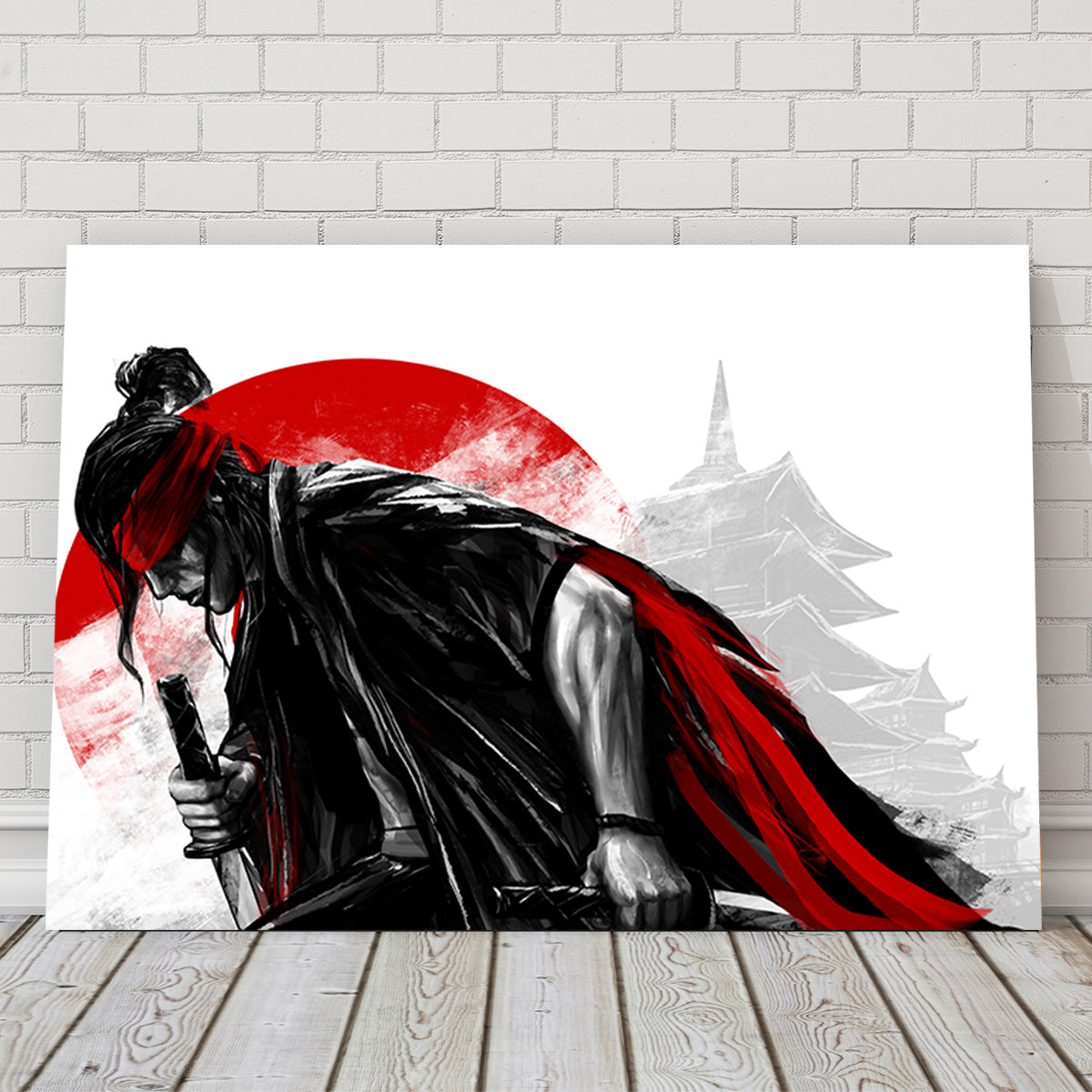 Japanese Samurai Warrior Wall Art