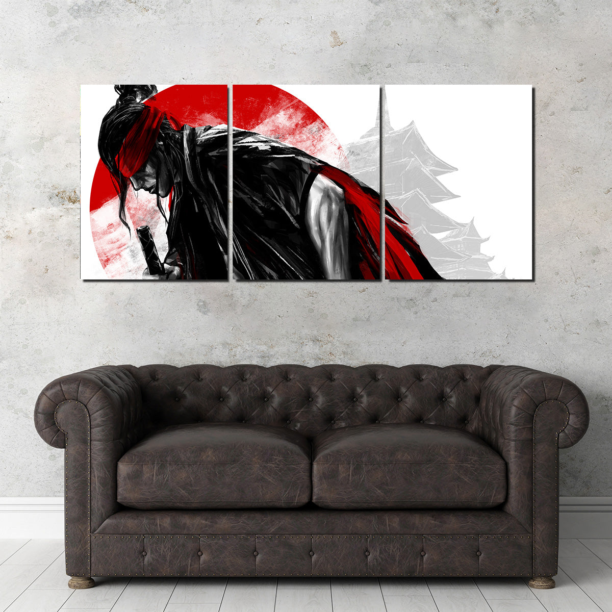 Japanese Samurai Warrior Wall Art