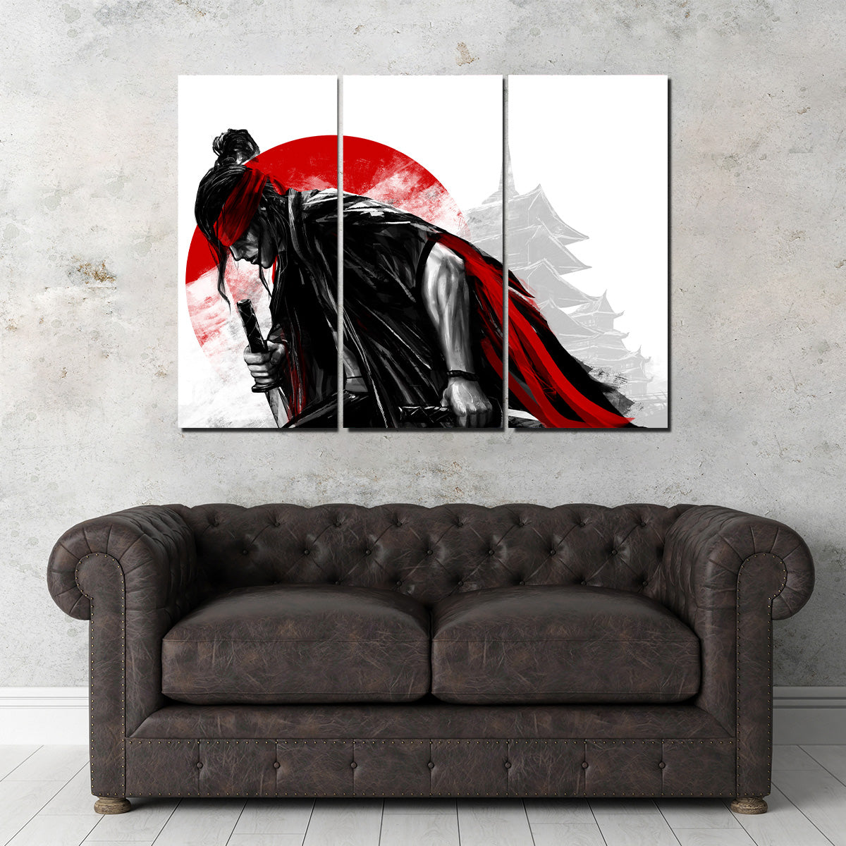 Japanese Samurai Warrior Wall Art