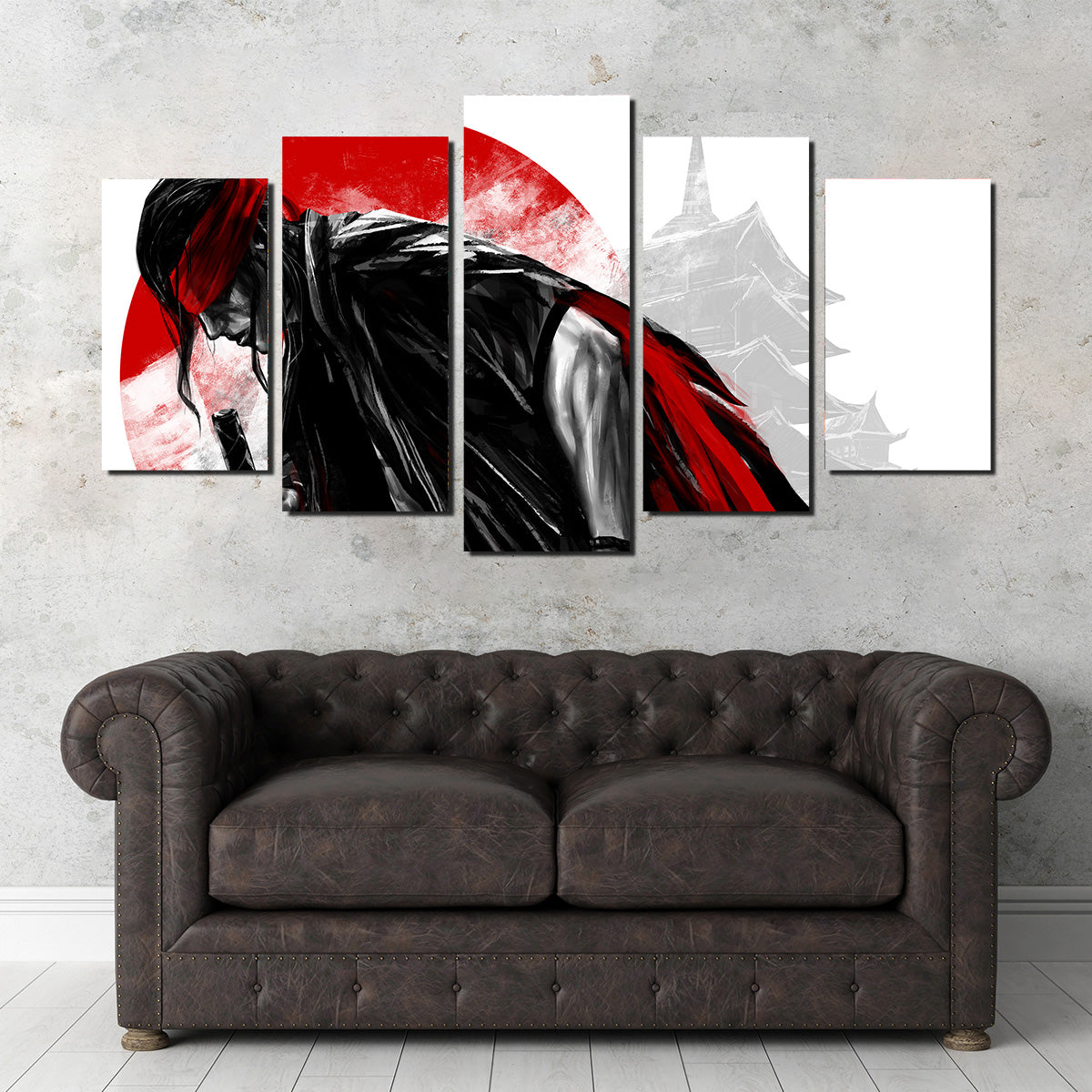 Japanese Samurai Warrior Wall Art