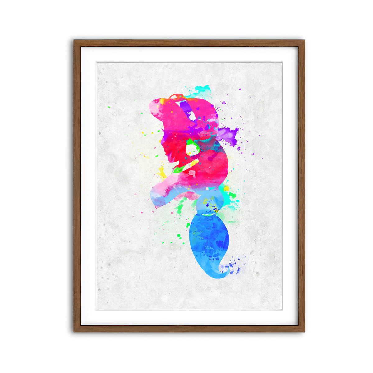 Framed Print 3x4 Walnut