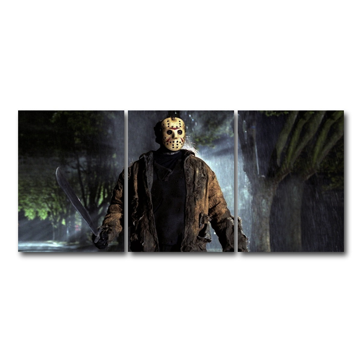 AUTO-MOCKUP WHITE | Jason Voorhees | 3 Piece | Gallery Wrap Canvas | group=18x24