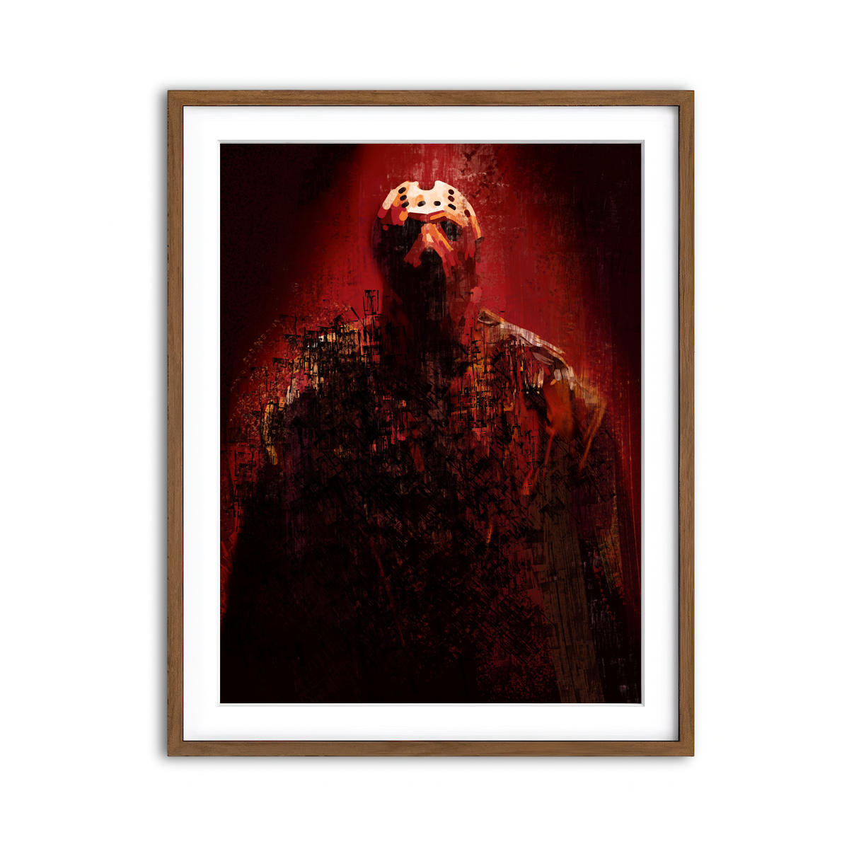 Framed Print 3x4 Walnut