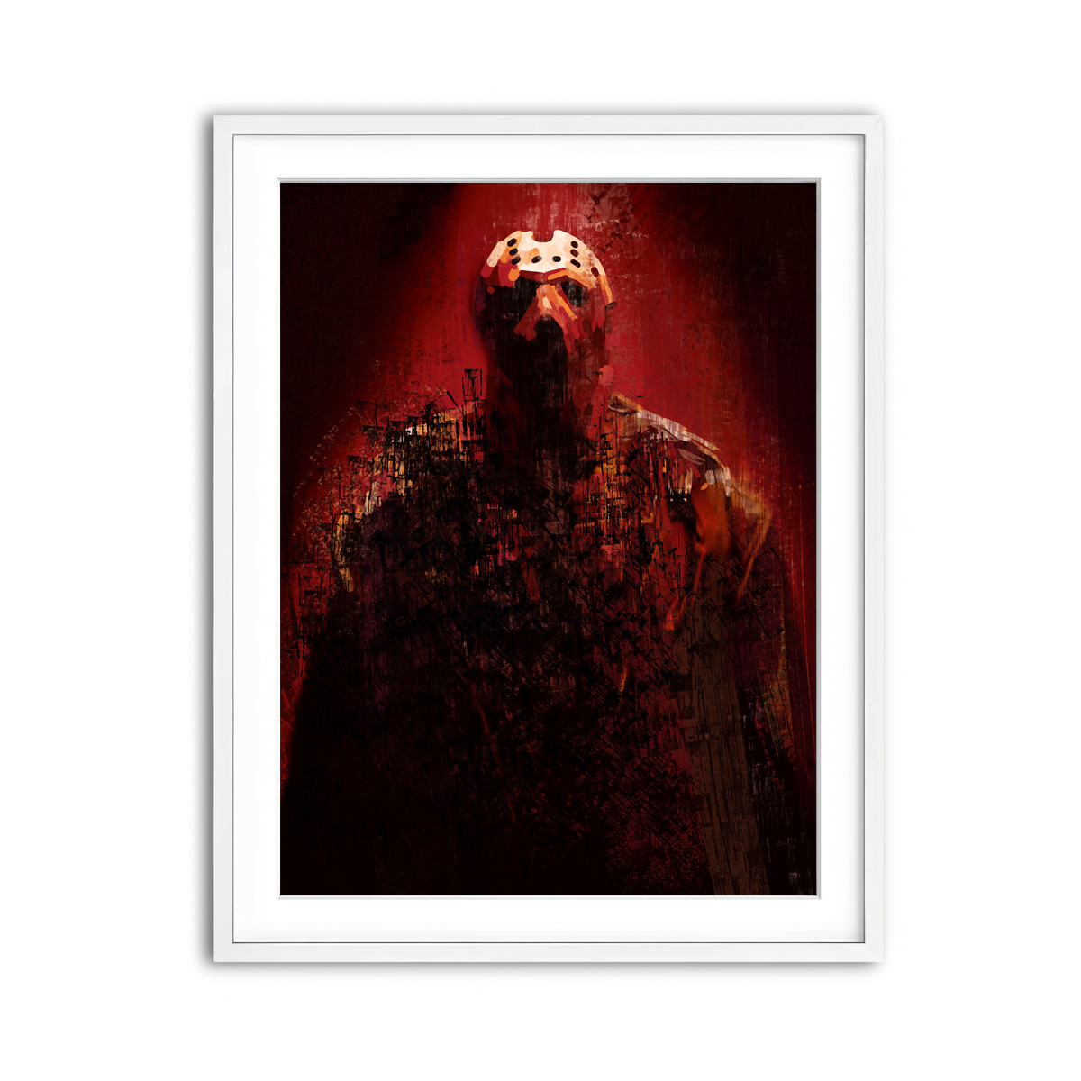 Framed Print 3x4 White