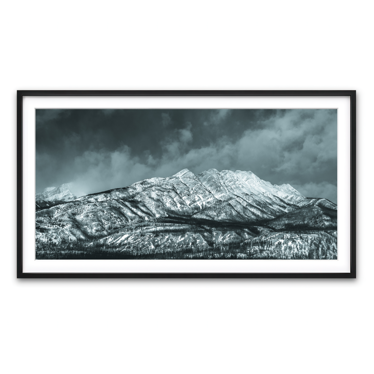 Framed Print 2x1 Black