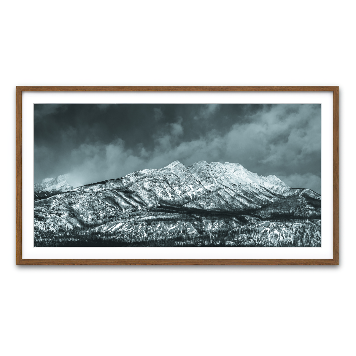Framed Print 2x1 Walnut