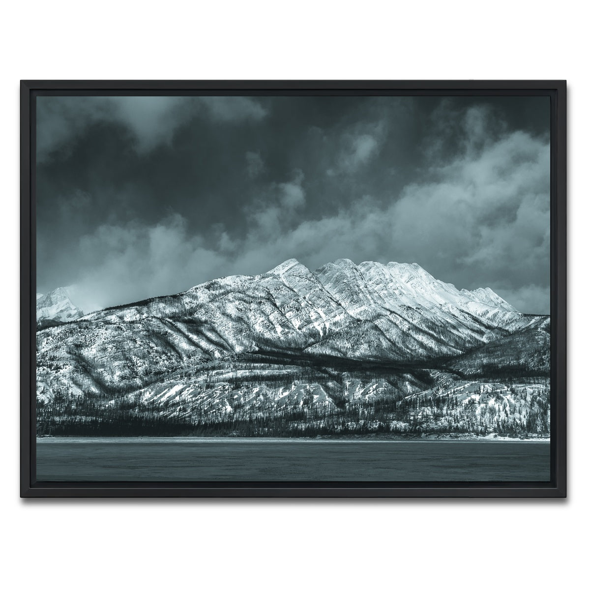 AUTO-MOCKUP WHITE | Jasper National Park Canada 1 | 1 Piece | Black Framed Canvas | group=4x3